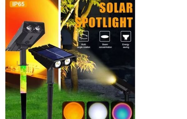 Solar Powered Tree Spotlight