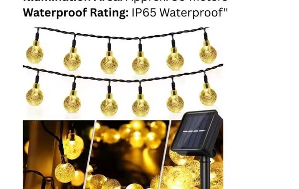 Solar Bulb String Light 32M