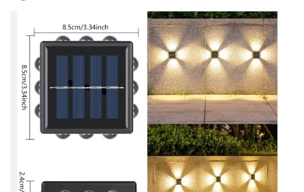 Solar Wall Lamp 12 LED