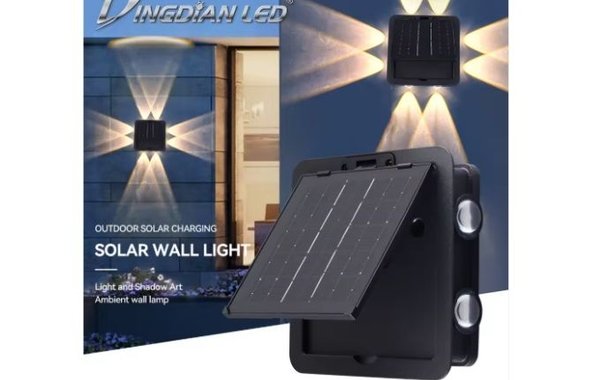 Solar Wall Light Art Shadow